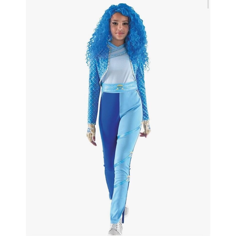 NWT DISNEY Descendants 4 Rise of Red Chloe Costume Girls L 12-14‎ NIP Halloween